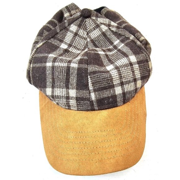 Free People OSFM Plaid Wool Blend Newsboy Cap - Picture 1 of 7